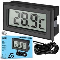 Termometr ARSA GO WODOODPORNA SONDA DO TERRARIUM MIRENIK BATERIE czarny