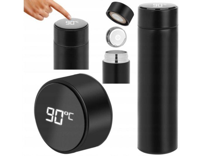 Kubek termiczny smart 500ml termos butelka lcd zdjęcie 2