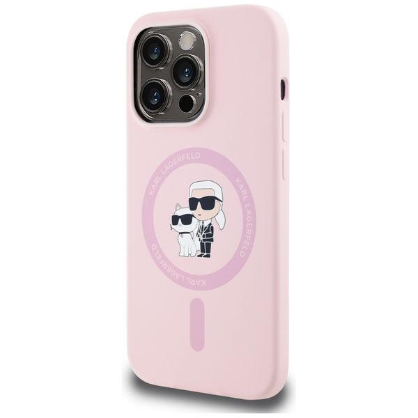 Etui Karl Lagerfeld do iPhone 14 Pro Max, Różowy, MagSafe zdjęcie 2