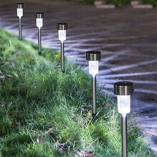 Lampa solarna LED ogrodowa lampka wbijana słupek na Arena.pl