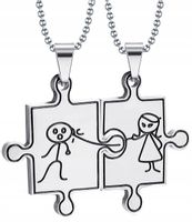 Naszyjnik Yin Yang Przyjaźni best friends Komplet  X33_B