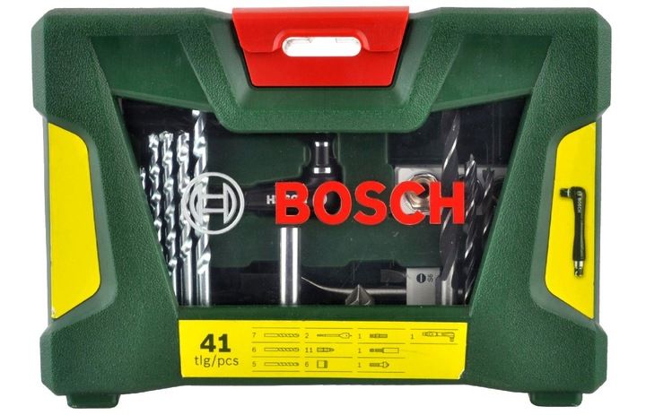 WIERTARKA UDAROWA GSB 600 RE BOSCH V-LINE 41 SZTUK zdjęcie 16