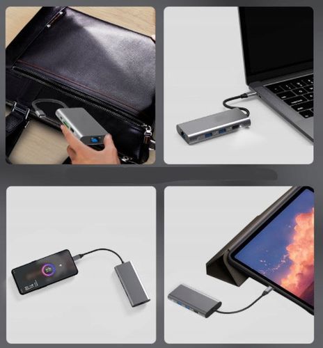 HUB PRZEJŚCIÓWKA USB-C 9W1 Adapter HDMI USB Thunderbolt do Macbook Pro Air na Arena.pl