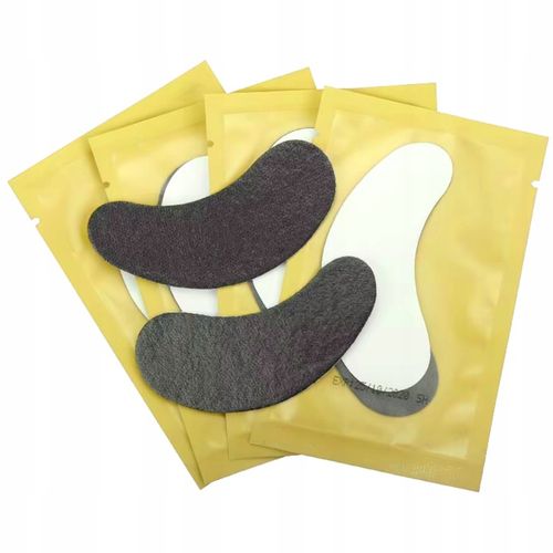 Płatki ŻELOWE pod oczy CZARNE do przedłużania rzęs 100szt. na Arena.pl