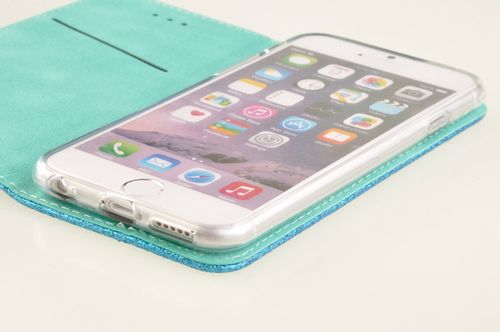 Etui Smart Brokat do APPLE iPhone 6 / 6S niebieski na Arena.pl