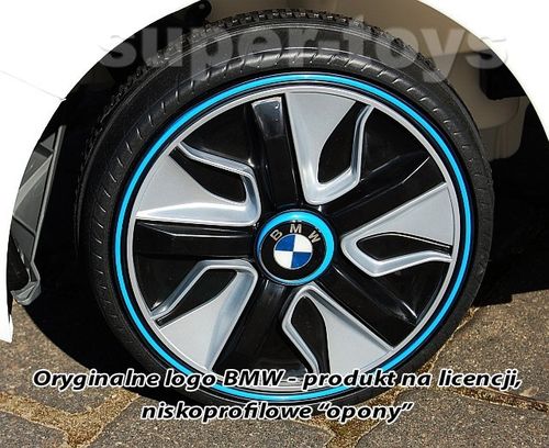 Samochód akum. BMW i8 białe + pilot na Arena.pl