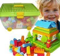 KLOCKI budowlane typ K2 KUFEREK zielona podstawa konstrukcyjna, 2lata+