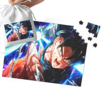 PUZZLE - DRAGON BALL WZORY Z BAJEK I GIER PREZENT DLA DZIECI 96EL +WORECZEK
