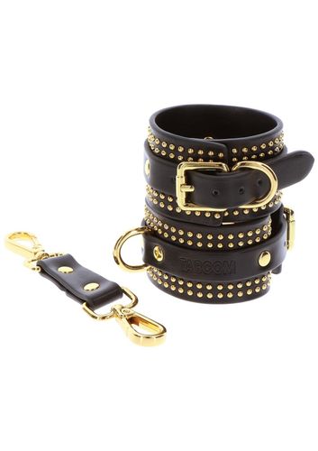 studded wrist cufs set black na Arena.pl