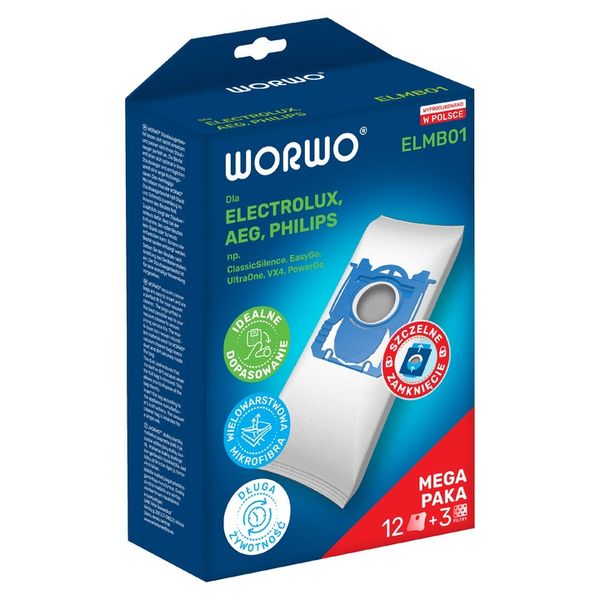 FILTR HEPA + 12x WORKI DO ELECTROLUX PHILIPS ELEKTROLUX zdjęcie 3