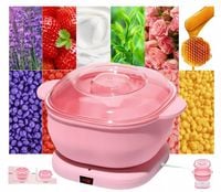 ZESTAW WOSK DO DEPILACJI PODGRZEWACZ wosku 6x WOSK TWARDY W GRANULKACH