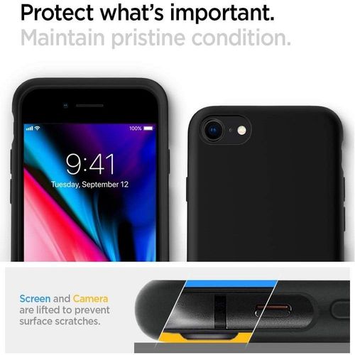 SPIGEN LIQUID CRYSTAL IPHONE 7/8/SE 2020 MATTE BLACK na Arena.pl