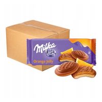 Milka Choco Jaffa Biszkopty z galaretką o smaku pomarańczowym 147 g x 24szt