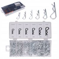 Zestaw zawleczek sprężynowych zawleczki 150 sztuk kraft&dele KD10482