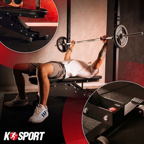 Ławka treningowa do cwiczen ławeczka regulowana składana skośna pod SZTANGĘ na Arena.pl