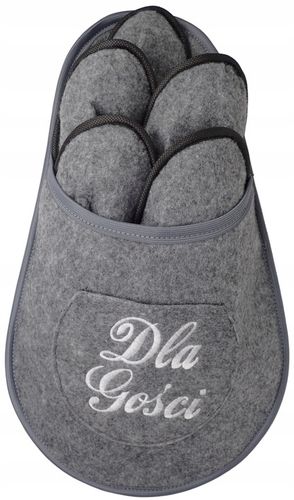Kapcie dla Gości FILCOWE 5+1 ,ROZMIARY od 36 do 44 KLAPKI na Arena.pl