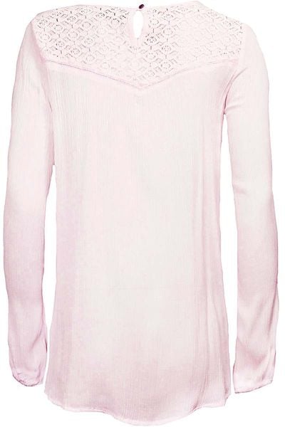 Bluzka Pudrowy Róż, Koronka - 38 / M zdjęcie 1