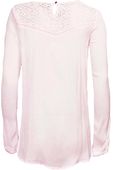 Bluzka Pudrowy Róż, Koronka - 38 / M