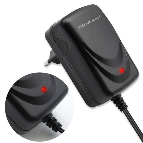 Automatyczna ładowarka Qoltec 12V 1A LED Prostownik na Arena.pl