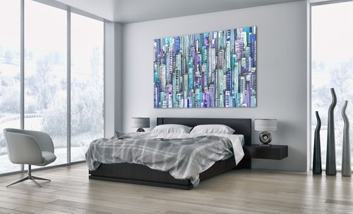 Obraz Na Płótnie - Drapacze Chmur - 165X110 Cm - Ce165X110-3857 na Arena.pl