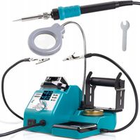 STACJA GROTOWA LUTOWNICZA LUTOWANIE YIHUA 926 LED-IV 130W LAMPA LUPA 900M