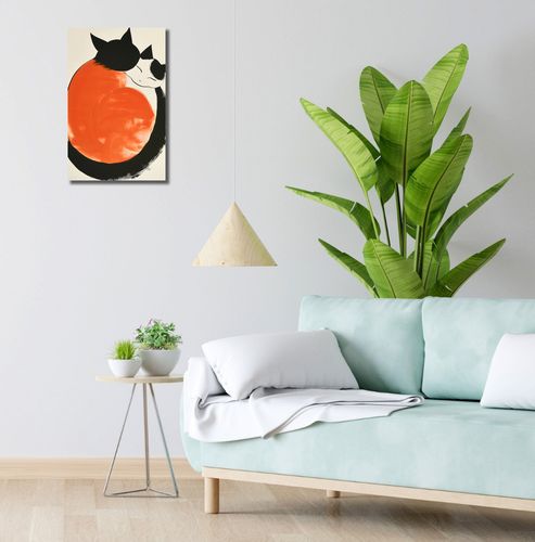 Obraz 30x50cm Yin i Yang Kotów na Arena.pl