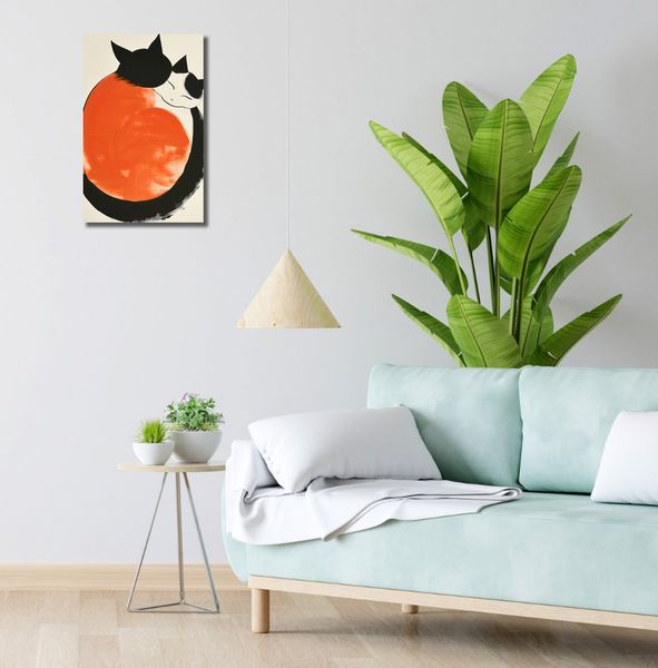 Obraz 30x50cm Yin i Yang Kotów zdjęcie 2