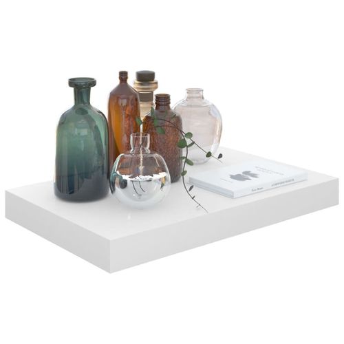 Półka ścienna biała połysk 40x23x3.8cm MDF VidaXL na Arena.pl