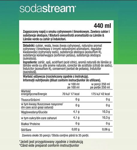 5 Szt. Zestaw Syropów Smakowych SodaStream Do Saturatora 4 Smaki Koncentrat na Arena.pl