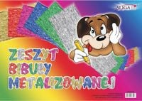 zeszyt bibuły metalizowanej a4/6k