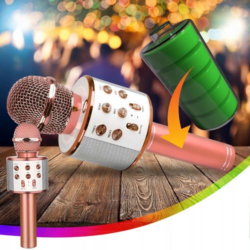 MIKROFON BEZPRZEWODOWY KARAOKE GŁOŚNIK BLUETOOTH PREZENT DLA DZIECI na Arena.pl