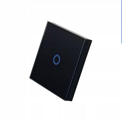 2x Dotykowy Szklany WŁĄCZNIK ŚWIATŁA LED SCHODOWY KRZYŻOWY LED Czarny na Arena.pl