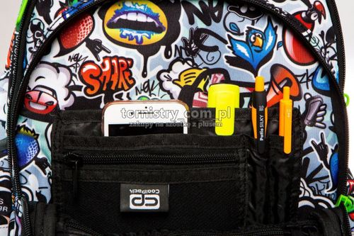 Plecak CoolPack LED JUNIOR na kółkach GRAFFITI (9443) na Arena.pl