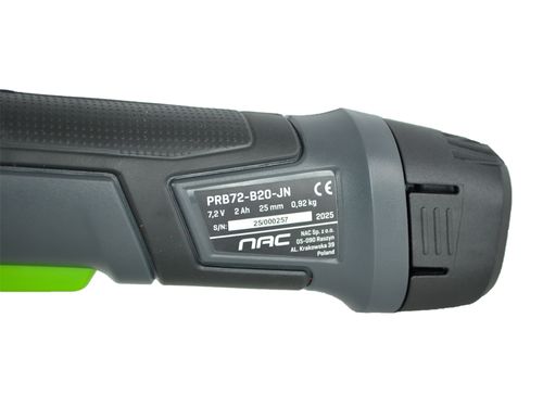 AKUMULATOROWY SEKATOR DO CIĘCIA GAŁĘZI NAC PRB72-B20-JN 7.2 V CIĘCIE 25 MM na Arena.pl