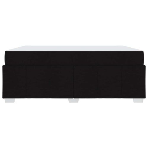 Ramka łóżka z materacem Czarny 180 x 200 cm tkanina na Arena.pl