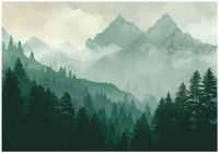 Fototapeta Na Flizelinie Do Sypialni Salonu Las 300x210