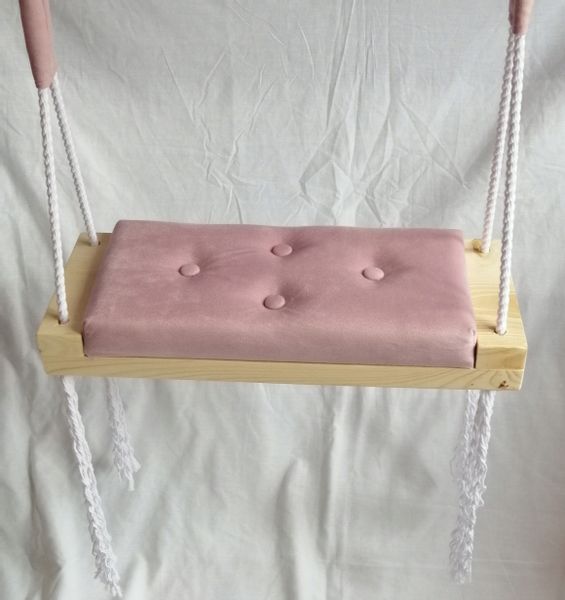 Huśtawka płaska DLA DZIECI SZARA POKÓJ DOM OGRÓD zdjęcie 7