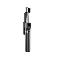 Selfie stick kijek do zdjęć ze statywem pilotem Bluetooth 1.1 m - czarny