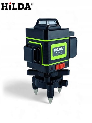 HILDA POZIOMICA 4D BLOKADA WAHADŁA LASER KRZYŻOWY SAMOPOZIOMUJĄCY 16 LINII na Arena.pl
