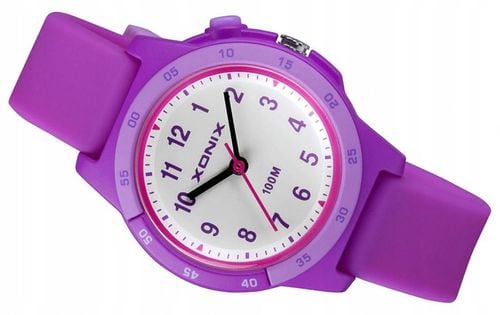 Wodoszczelny Mały Analogowy Zegarek Dla Dziecka XONIX z Podświetleniem na Arena.pl