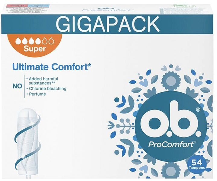 OB ProComfort Super Tampony 54 sztuki zdjęcie 1