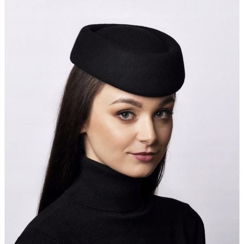 EVITA kapelusz toczek czarny petunia na Arena.pl