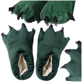 Kapcie damskie męskie pluszowe laczki domowe bambosze papcie pazury S