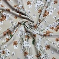 Beżowa Subtelność - Tkanina Wiskozowa 100g/m2