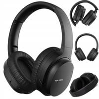 Słuchawki Bezprzewodowe TONSIL R45 BT Bluetooth Nauszne ANC TWS MIC Czarne