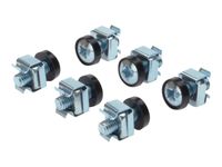 Digitus Zestaw mocujący do komponentów 483 mm (19'') i 254 mm (10"), M6 | DN-19 SET-S