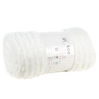 Miękki koc żakardowy KLISA 70X160 biały