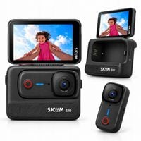 mini kamera sportowa z pamięcią 64gb sjcam s10 czarny (4k) 45g magnetyczna