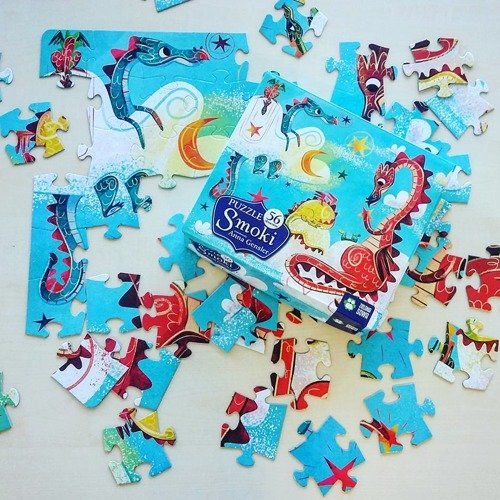 PUZZLE Smoki 56 elementów na Arena.pl