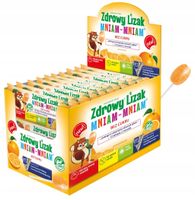 Lizak MNIAM-MNIAM Pomarańczowy (40 szt.)